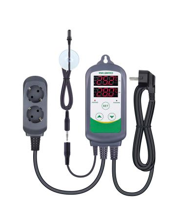 Inkbird ITC-308S Digital Temperature Controller Thermostat with Waterproof Temperature Sensor for Aquarium ITC-308S with 1.97" Aquarium Probe