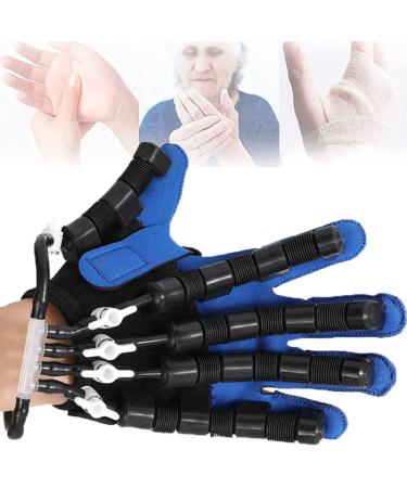 Rehabilitation Gloves Finger Orthoses Finger Straightening Brace Guard for Stroke Hemiplegia Hand Function Recovery Relief Finger Cramps Left Small