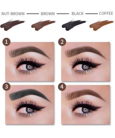 Onlyoily Eyebrow Gel Long Lasting Liquid Tattoo Waterproof Eyebrow Tattoo Double Ended Eyebrow Makeup-Waterproof Transfer-Free Long Lasting - Buy Online on GoSupps.com