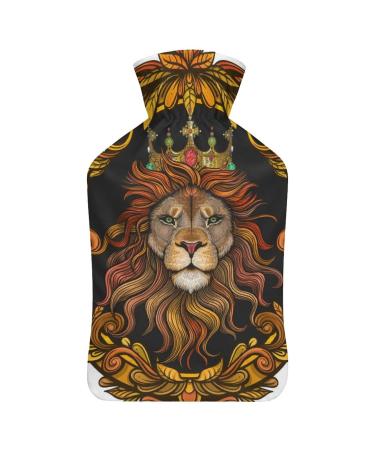 Cooler Hot Water Bottle With Cover Plush Bed Bottle Hand Warmer For Adults And Children 26.5X15.3cm