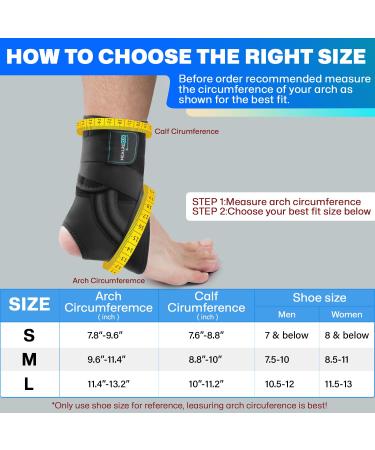 Ankle Brace for Men & Women - Adjustable Support for Sprained Ankle Recovery | Detachable Metal Springs | Stabilizer for Running Basketball & Volleyball - Buy Online on GoSupps.com