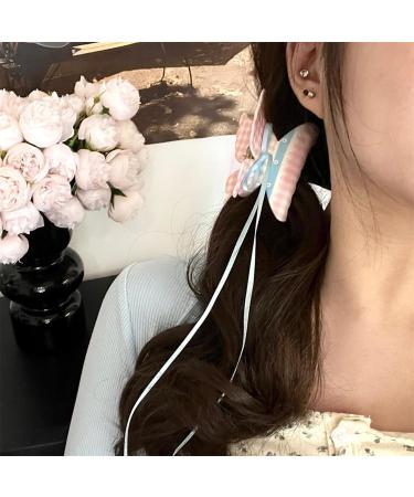 Women Hair Claw Clip Bowknot Chin Claw Clip Anti-slip Hair Grip Clip Hairstyle Hair Banana Clip Style2 - Buy Online on GoSupps.com
