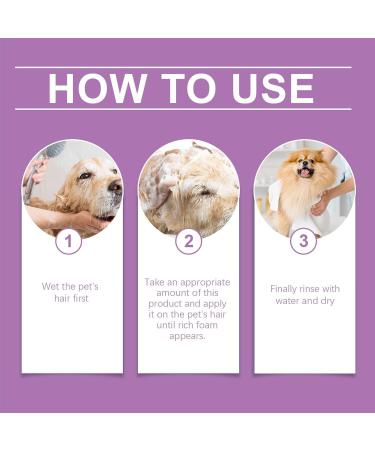 G n rique Pet Shampoo and Conditioner Pet Shampoo and Conditioner - Natural Detangling Pet Shampoo with Lavender 100 ml | Moisturizing and Conditioning Shampoo - Buy Online on GoSupps.com