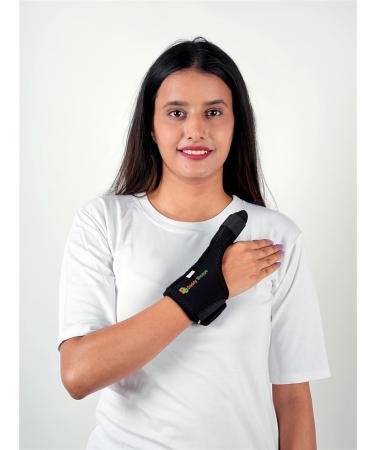 Thumb Spica Support Splint | Arthritis Brace for CMC & MCP Joint Pain Relief - Best for Sprains & Support - Buy Online on GoSupps.com
