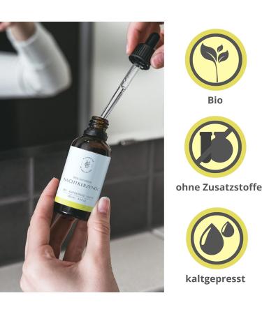 Organic Evening Primrose Oil - 100ml Cold Pressed Skin & Hair Oil | 100% Natural Premium Quality - Buy Online on GoSupps.com