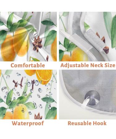 Orange Beard Bib Apron | Non-Stick Waterproof Hair Catcher for Men | Shaving & Trimming Cape with Suction Cups | Perfect Grooming Gift - Buy Online on GoSupps.com