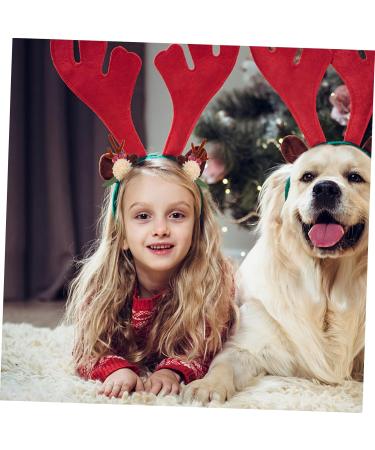 WOFASHPURET 2 Pairs Christmas hair clips winter hair barrettes Deer Horn Barrettes Hair Clips deer horn hair clip xmas kids hair pin Xmas hairpins kids decor Fairy non-woven fabric props Miss - Buy Online on GoSupps.com