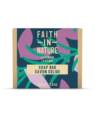 FAITH IN NATURE Faith in Nature Natural Lavender Soap Vegan & Animal Free SLS & Paraben Free 100g