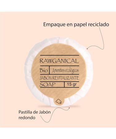  INTERCABO Pack of 50 round soaps 15g each - Made in Spain perfect for personal hygiene travel and hotels with skin-friendly ingredients and an advanced formula - Buy Online on GoSupps.com