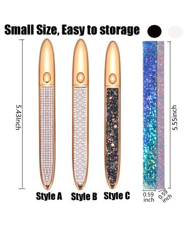 2021 Diamond 2-in-1 Eyeliner Pen & Lash Glue - Waterproof, Mess-Free, Long-Lasting (Style B-Black) - Buy Online on GoSupps.com