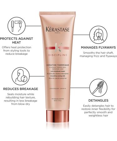 Kerastase Discipline Keratin Thermique Glacage Thermo-Seal 150ml - Heat Protection Treatment - Buy Online on GoSupps.com