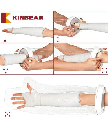 KINBEAR Waterproof Cast Cover for Kids | Reusable Arm Sleeve Protector for Broken Wrist, Finger, Elbow, Hand | Watertight Seal to Keep Wounds Dry - Buy Online on GoSupps.com