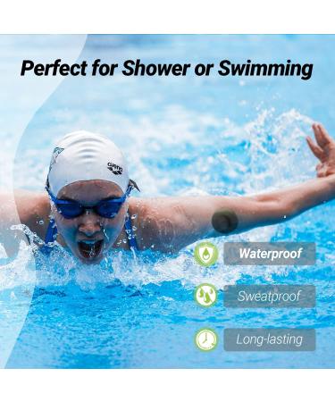 Waterproof Sensor Covers (25PCS) for Freestyle Libre 2 Swimming | 1 Hardshell Cover | No Glue | 1-Hand Patching | CGM Overpatches | A-Tan-25pcs - Buy Online on GoSupps.com