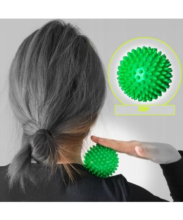 Fizyo Igelball 4er Set Massage Globe Set for Reflex Zones Muscle Relaxation & Pain Relief | Spiked Balls for Hand Foot & Back Massage - Buy Online on GoSupps.com