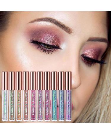 Eye Gloss Eyeshadow | Gel Eyeshadow Set Brown Eye Makeup Set Brilliant Gel Highlighter Shimmer Shadow Brighten Eyes Make Up Kit Frifer - Buy Online on GoSupps.com