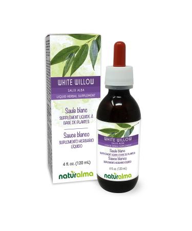 Naturalma White Willow (Salix alba) bark Alcohol-Free Tincture 4 fl oz Liquid Extract in Drops | Herbal Supplement | Vegan | Product of Italy Alcohol-free 4 Fl Oz (Pack of 1) - Buy Online on GoSupps.com