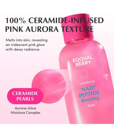 EQQUALBERRY NAD+ Peptide Boosting Toner Radiance-Enhancing Hydrating & Firming Toner for Dull Skin Fine Lines & Wrinkles with Peptides & Ceramide Anti-Aging Korean Skincare(5.07 fl.oz/150ml) - Buy Online on GoSupps.com