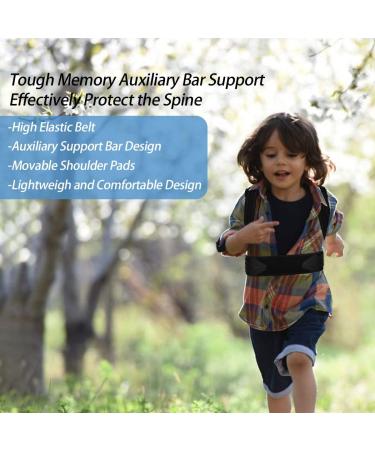 Posture Corrector Brace for Teens & Kids | Adjustable Upper Back Straightener for Neck & Shoulder Pain Relief (S: 24-28 - Buy Online on GoSupps.com