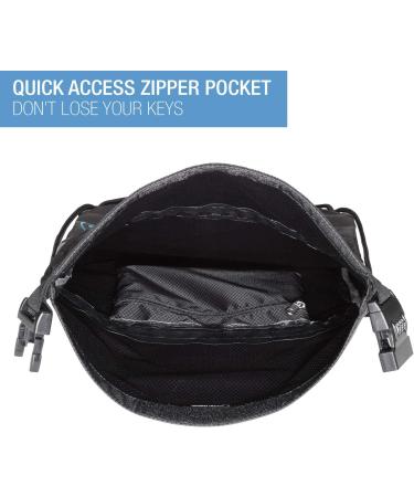 WaterSeals Cinch Locking Backpack | Waterproof Drawstring Bag with Anti-Theft Lock | Black - Buy Online on GoSupps.com