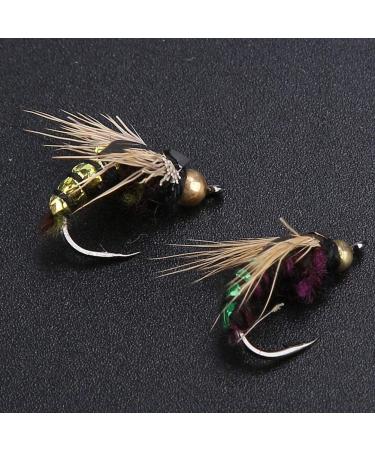 Wytino Fishing Trout Flies Kit - 40 Lifelike Lures & Hooks for Fly Fishing - Premium Trout Flies Box #4 - Buy Online on GoSupps.com