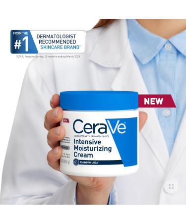 CeraVe Intensive Moisturizing Cream Body Moisturizer With Shea Butter 72H Hydration + Skin Barrier Repair Fragrance-Free Body Lotion For Extremely Dry Skin 19oz 19 Ounce (Pack of 1) - Buy Online on GoSupps.com