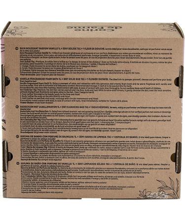 Corine de Farme - Sea Salt Scented Foaming Bath Gift Set - 1L Sea Salt Scented Foaming Bath + 75g 3-in-1 Solid Bath Fudge Bath + 1 Shower Flower - Made in France - Buy Online on GoSupps.com