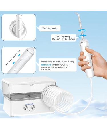 H2ofloss Water Flosser: 5 Jets, 6 Modes, IPX7 Waterproof, USB Rechargeable - for Home & Travel - Buy Online on GoSupps.com