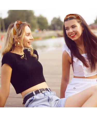 2 Pieces Headbands Women Hair Head Bands Marble Texture-492 Non Slip Thick Padded Hairband Hair Band Hoops Vintage Thick Hair Wrap Multi-colored 7 - Buy Online on GoSupps.com
