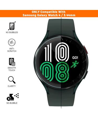 SPGUARD 4 Pack Tempered Glass Screen Protector for Galaxy Watch 4 44mm/ Watch 5 44mm - Samsung Accessories - Buy Online on GoSupps.com