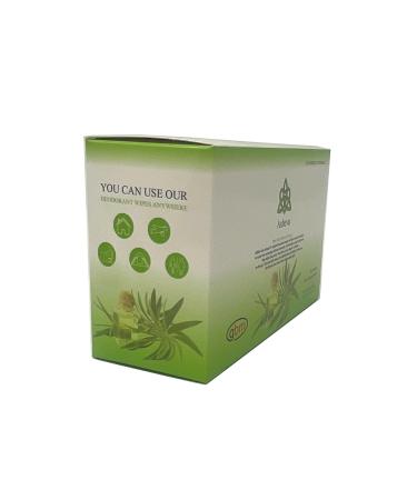 Asheva - Individually Packaged Deodorant Wipes - Box of 15 Wipes (Tea Tree) Tea-Tree 15 Count (Pack of 1) - Buy Online on GoSupps.com