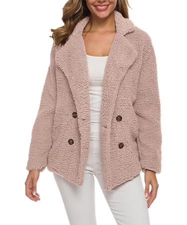 Hanxiulin Fleece Jacket - Cozy Pink Hooded Winter Coat for Women | Reversible & Breathable Outdoor Layer | XL Size - Buy Online on GoSupps.com