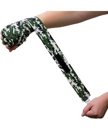 protectWEAR 4m Black Safety Kickboxing Bandages | Durable Wrist Wraps for Boxing Muay Thai & Martial Arts - Buy Online on GoSupps.com