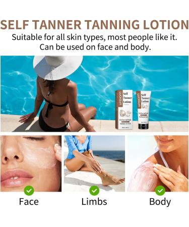 Starryl Selftanning cream for face and body Self Tan Express Bronzing selftanning lotion 120 ml - Buy Online on GoSupps.com