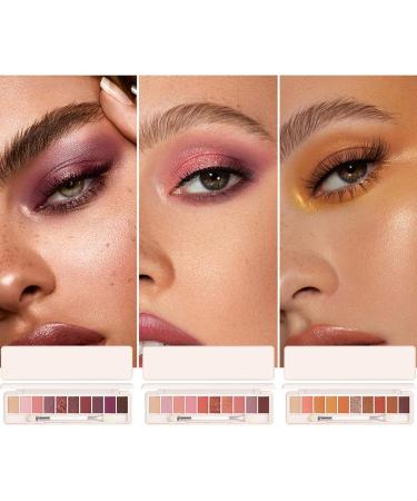 3Pcs Eye Shadow Glazed Eyeshadow Plate 10 Colors Eye Shadow Plate Makeup PalettesMakeup - Buy Online on GoSupps.com