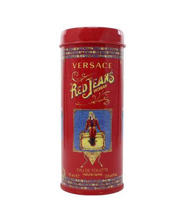 Versace Red Jeans Eau De Toilette Spray for Women By - 2.5 Oz/ 75 Ml 2.5 Fl Oz