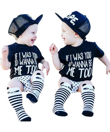 Newborn Boy Girl Short Sleeve Letter Print Loose Blouse T-Shirt | Black | Large - Buy Online on GoSupps.com