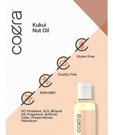 Kukui Nut Oil 4 fl oz | Moisturizing Hair & Skin Oil | Paraben SLS & Fragrance-Free - Buy Online on GoSupps.com