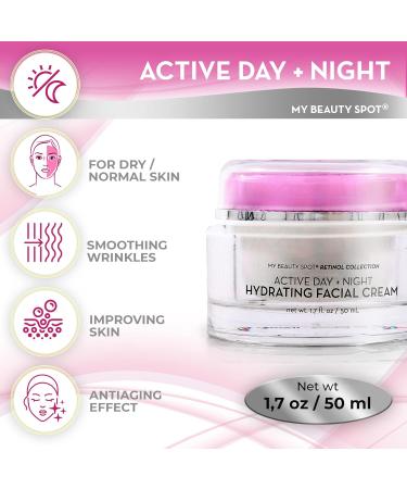Retinol Skin Care Collection - My Beauty Spot | Active Day & Night Formula 1.7 fl oz | International Shipping Available - Buy Online on GoSupps.com