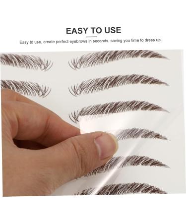 Beavorty 27 Sheets Waterproof Eyebrow Stickers Makeup Gadgets Eyebrow Tattoos Stickers Tool 6d Eyebrow Lines - Buy Online on GoSupps.com