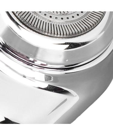 Electric Beard Trimmer Electric Beard Clipper Portable Strong Power Digital Display 300mAh Stainless Steel Blades for Travel (Silver) - Buy Online on GoSupps.com