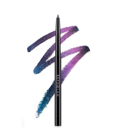 BEPHOLAN Eyeliner Pencil Purple Eyeliner Colored Eyeliners Eyeliner Pen Blue Purple Shifting Colors Glitter Waterproof Eyeliner Metallic Eyeliner