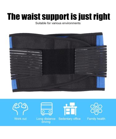 Breathable Adjustable Back Support Belt for Pain Relief - Lower Back Lumbar Support for Men & Women (Large) - Buy Online on GoSupps.com