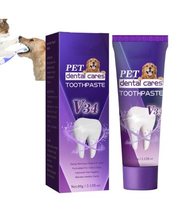 Safe and thoroughly cleaning dog toothpaste dog toothpaste for the oral care of dogs tooth cleaning mouth care for dogs and puppies PET V34 toothpaste