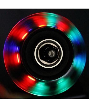 LED Inline Wheels 82a Roller Blade Ripstik Light Up 76mm - 8 Pack - Buy Online on GoSupps.com