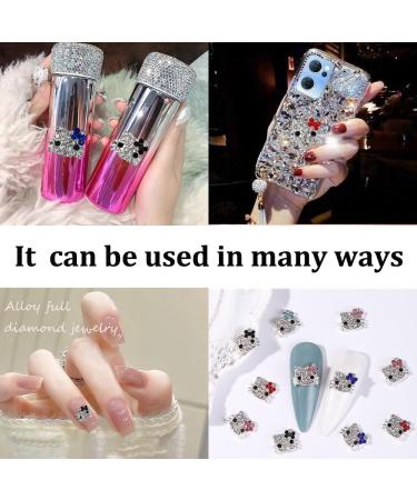 18Pcs Alloy Kitty Nail Charms Shinny Kawaii Nail Rhinestones Silver Jewelry Kit Nail Crystal Nail Decorations Cartoon Nail for Hair Clips Refrigerator Magnets Dress Up and Phone Cases 18 pcs Kitty - Buy Online on GoSupps.com