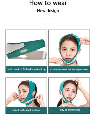 Double Chin Reducer Facial Slimming Strap Face Lifting Slimming Belt Advanced V-Line Facial Slimming Strap for Men & Women - Buy Online on GoSupps.com