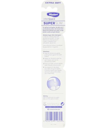 Buy Wisdom Interspace Super Slim Brush - Pack of 6 | International Shipping Available - Buy Online on GoSupps.com