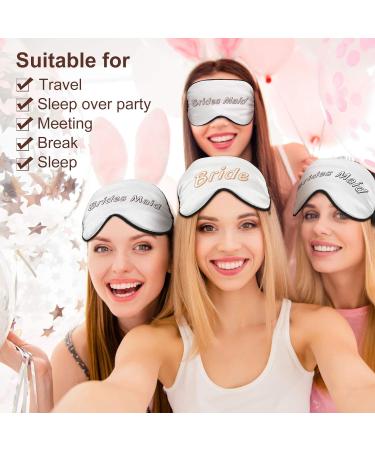 10-Piece Sublimation Eye Sleep Coverings Set - Beige & White Silk Blindfolds with Adjustable Strap for Sleeping, Travel, and Meditation - Buy Online on GoSupps.com
