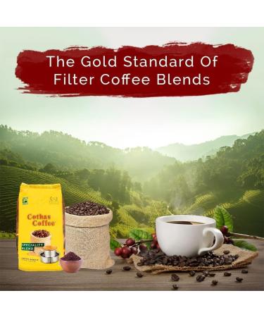 Cothas Coffee Speciality Blend South Indian Filter Coffee Export Pack Coffee Blended With Chicory 454G Pack Of 2 Cothas Coffee 454G 454 g (Pack of 2) - Buy Online on GoSupps.com