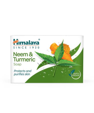 Himalaya Protecting Neem & Turmeric Soap (1 PACK) Neem 75 g (Pack of 1)